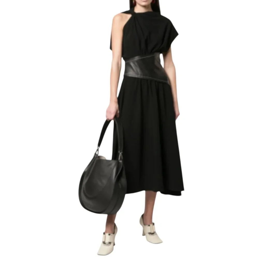 PROENZA SCHOULER CREPE ASYMMETRICAL DRESS SIZE 8 NEW - Picture 8 of 13